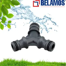 Муфта тройник-коннектор для поливочных шлангов Belamos (Беламос) YM5803 / быстросъем для шланга